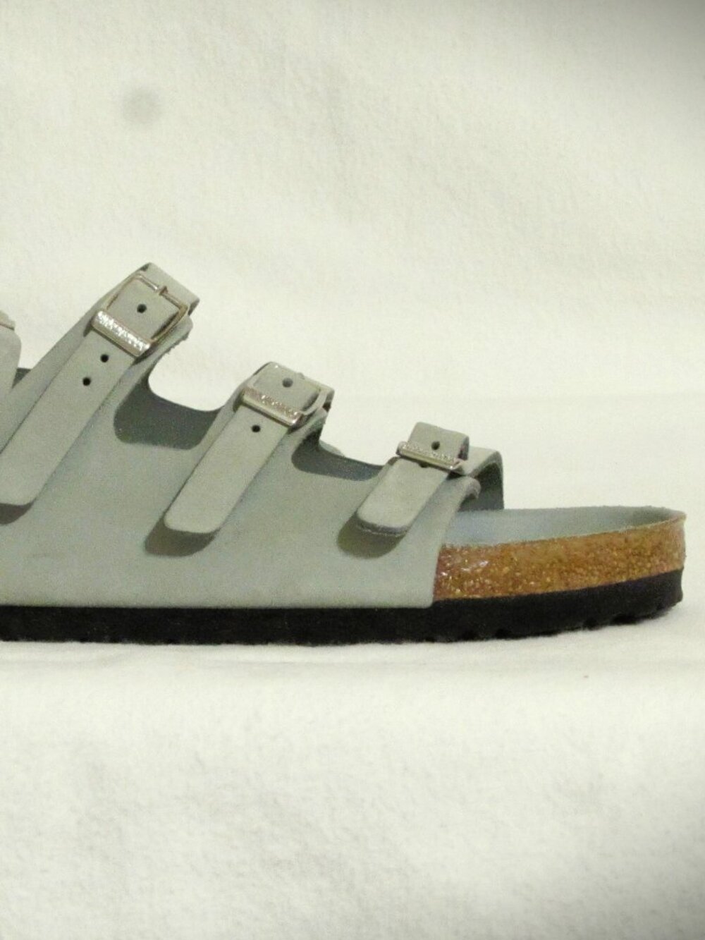 NEW Womens Ladies BIRKENSTOCK Seafoam Green Leather Sandal Shoes 8 M Orig $164 - Picture 5 of 12